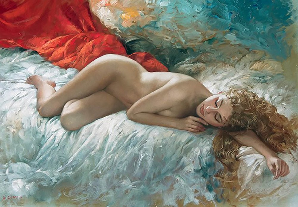 Bruno di Majo painting nude