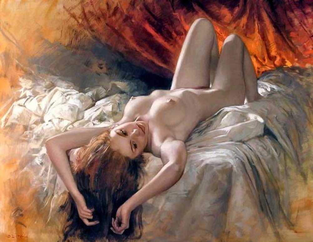 Bruno di Majo painting nude