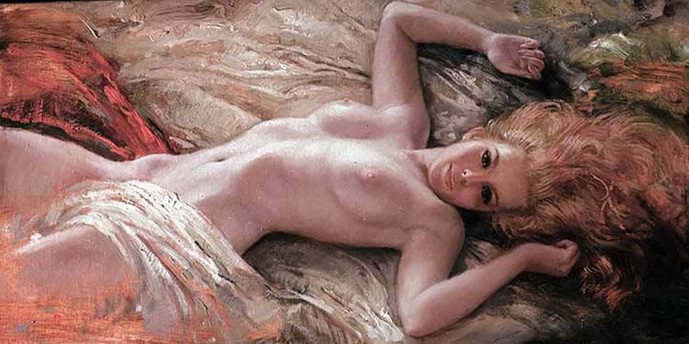 Bruno di Majo painting nude