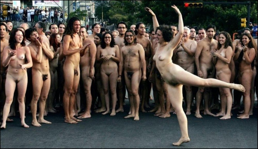 Beautiful naked women in the village