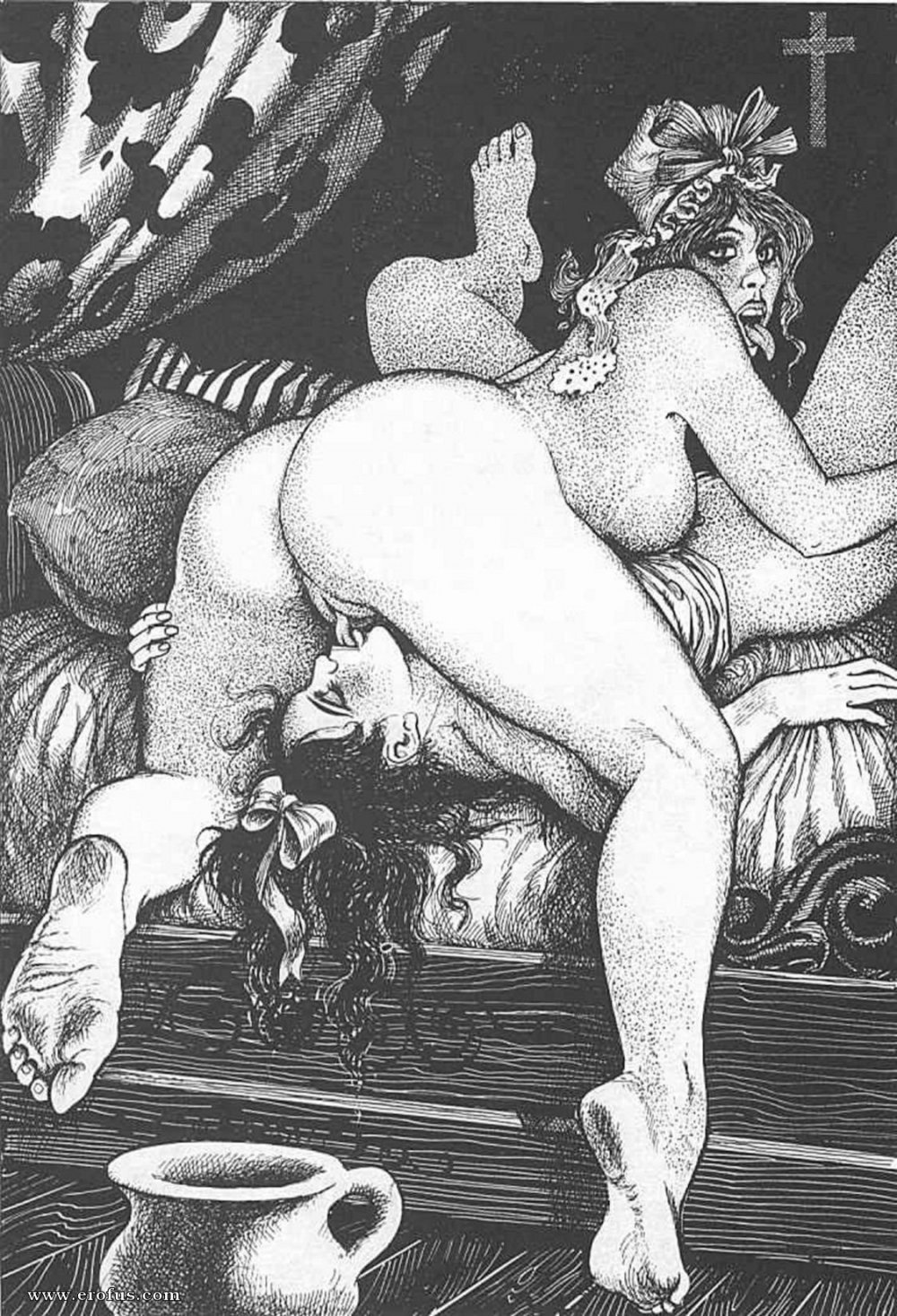 Old pornographic engravings