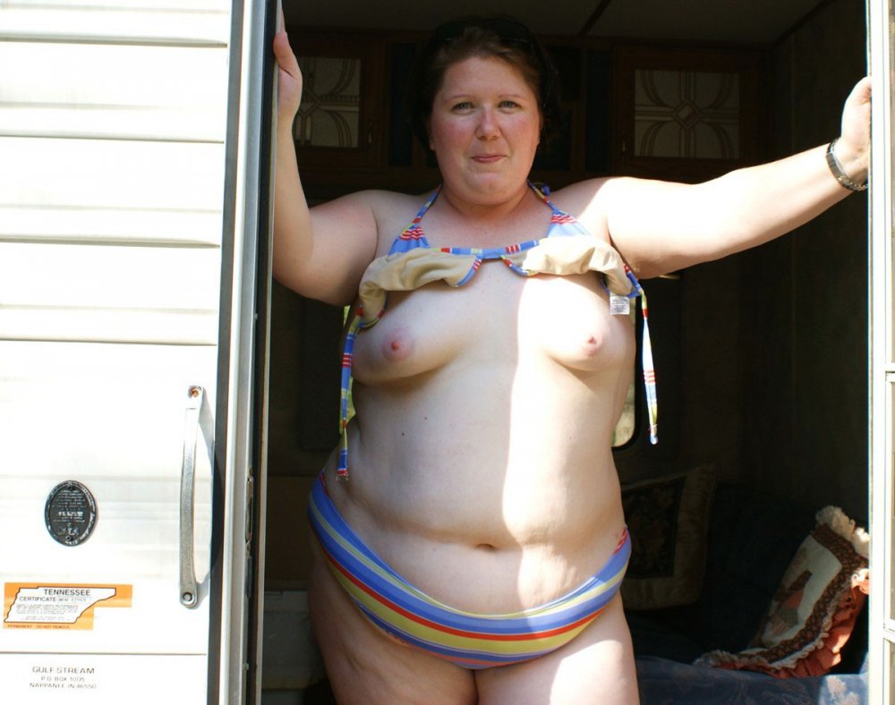 Chubby with small breasts