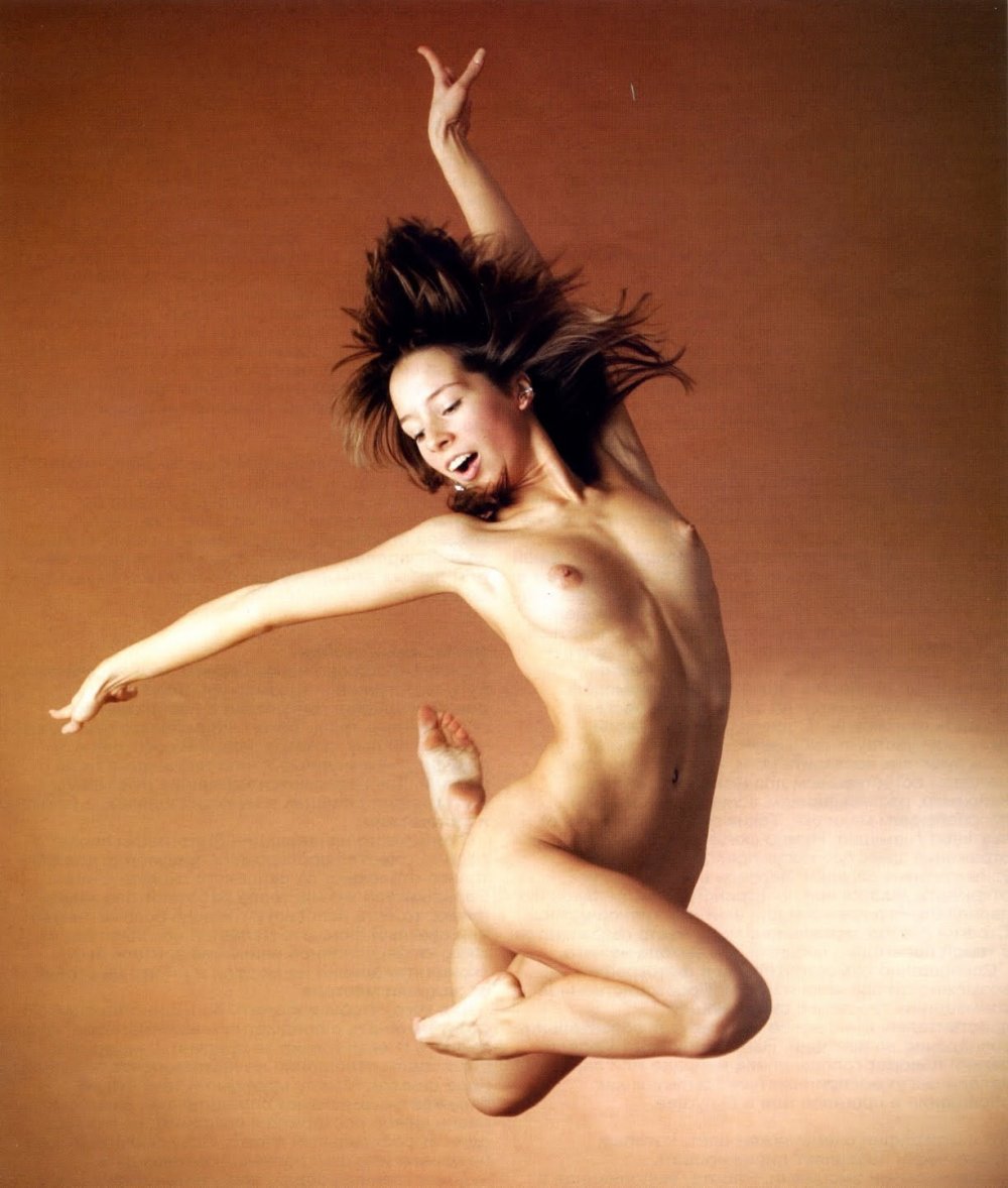 Image in the movement of nude