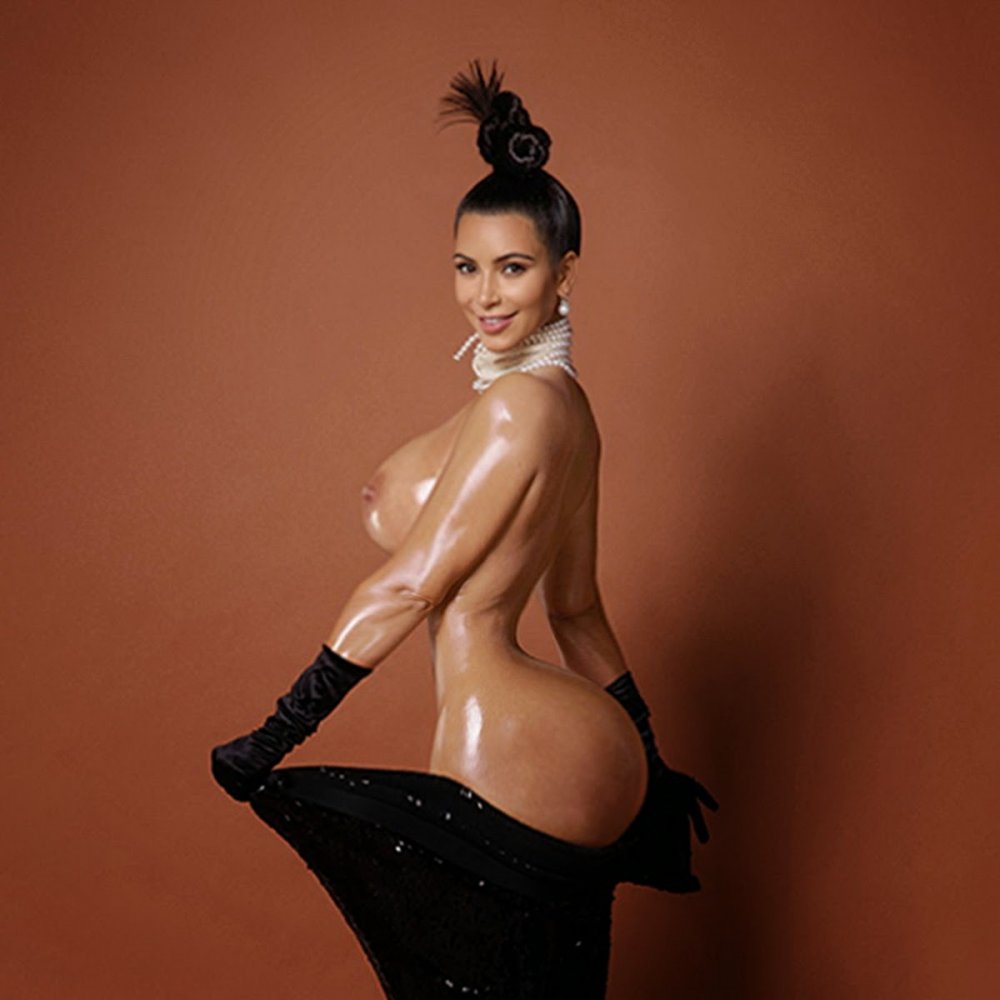 Kim Kardashian photo shoot Paper