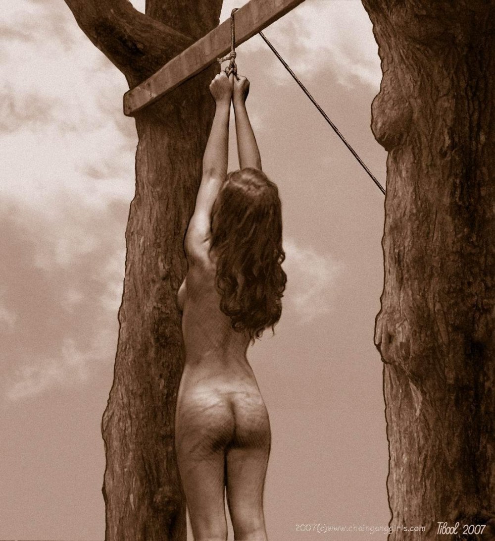Naked women in captivity in the game