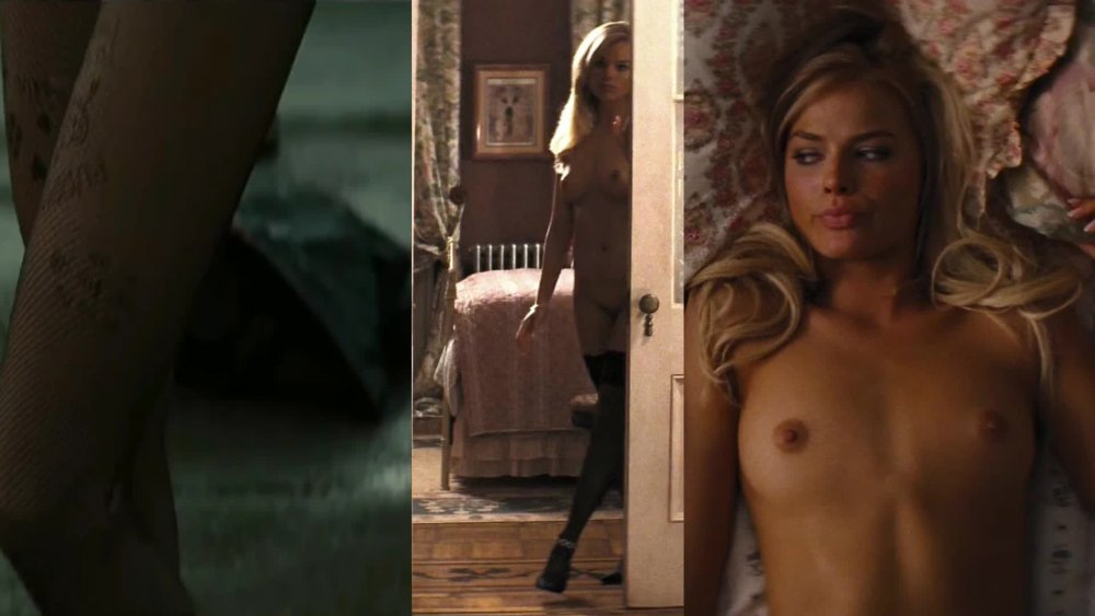 Naked actress Margot Robbie