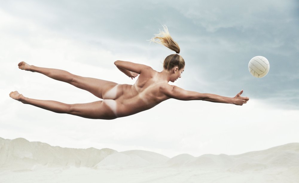 Girls volleyball naked