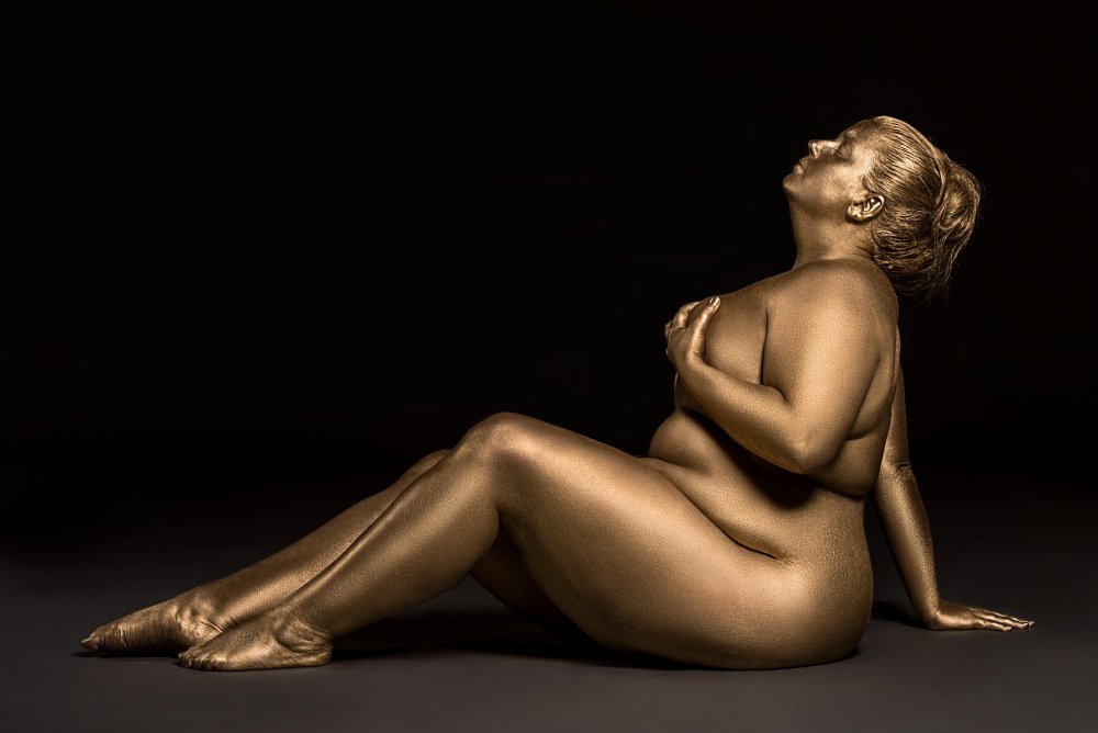 The beauty of the body of a woman