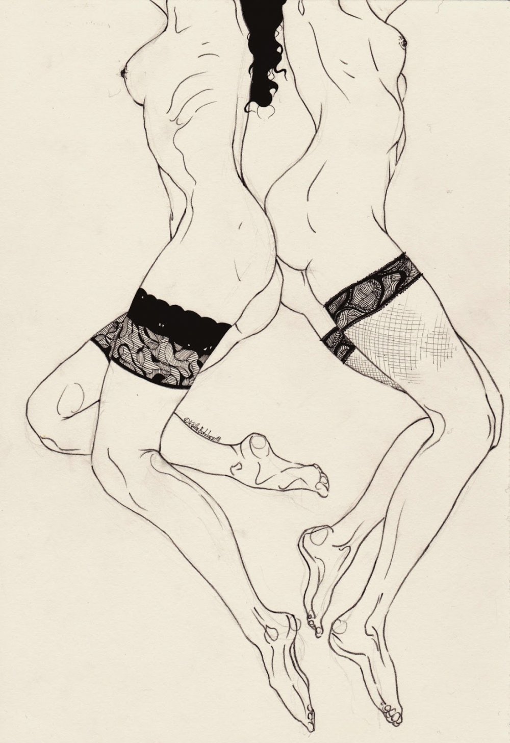 Beautiful erotic drawings