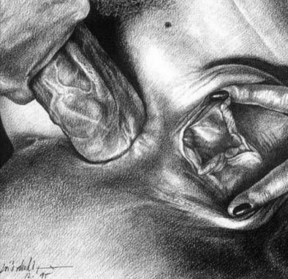 Erotic pencil drawings