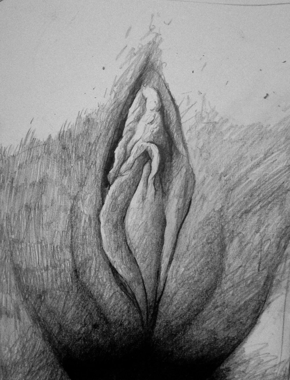 Erotic drawings with a pencil