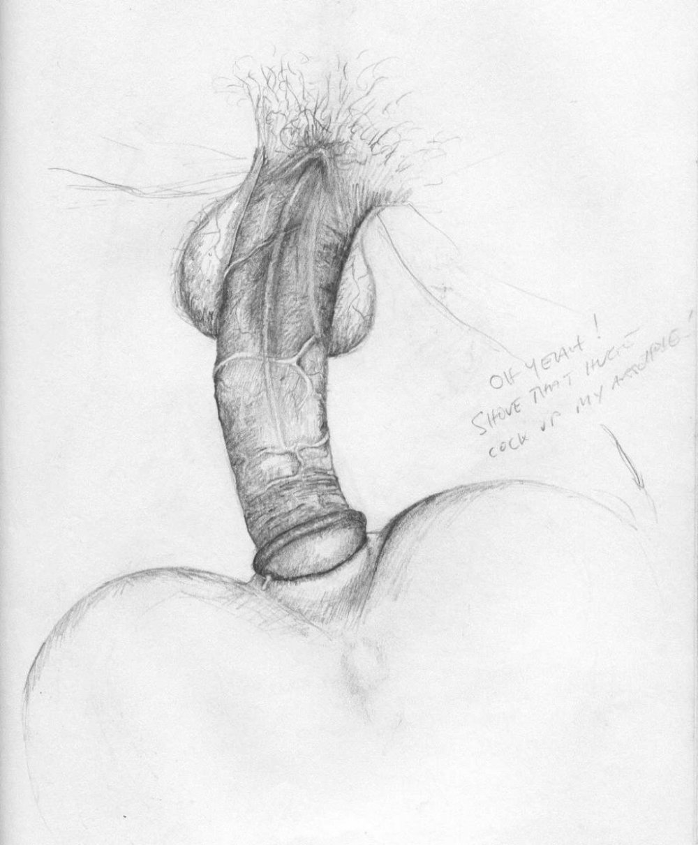 Erotic drawings with a pencil