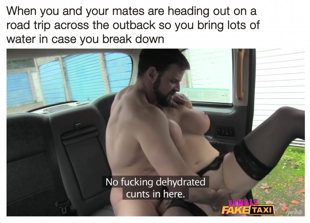 Fuck with a taxi driver with a taxi driver