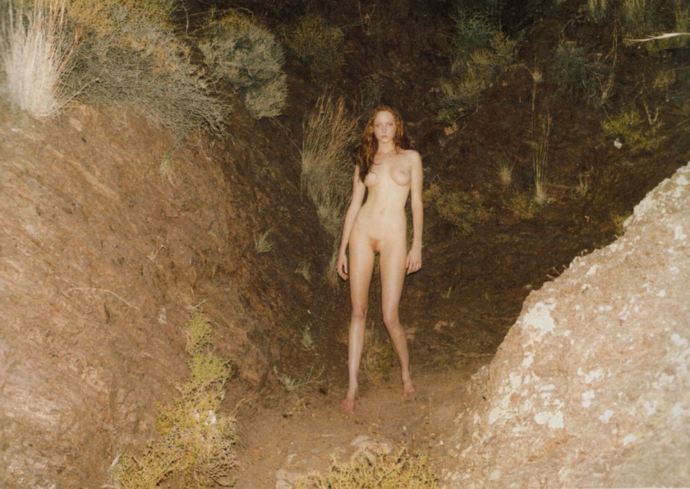 Naked model Lily Cole