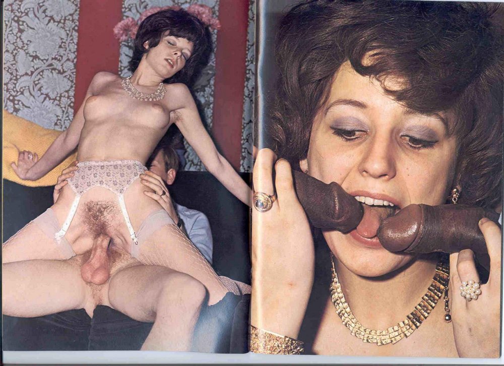 Pornographic retro collage
