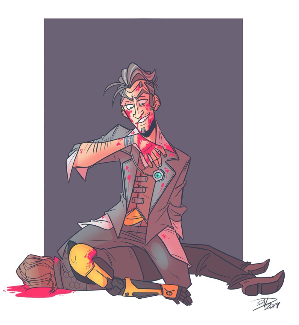 Welcome in the future handsome Jack poster