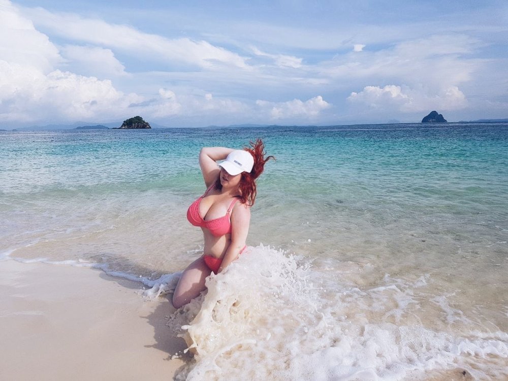 Alena is a bone swimsuit