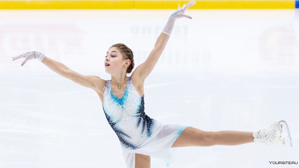 Alena Stebunova in a swimsuit