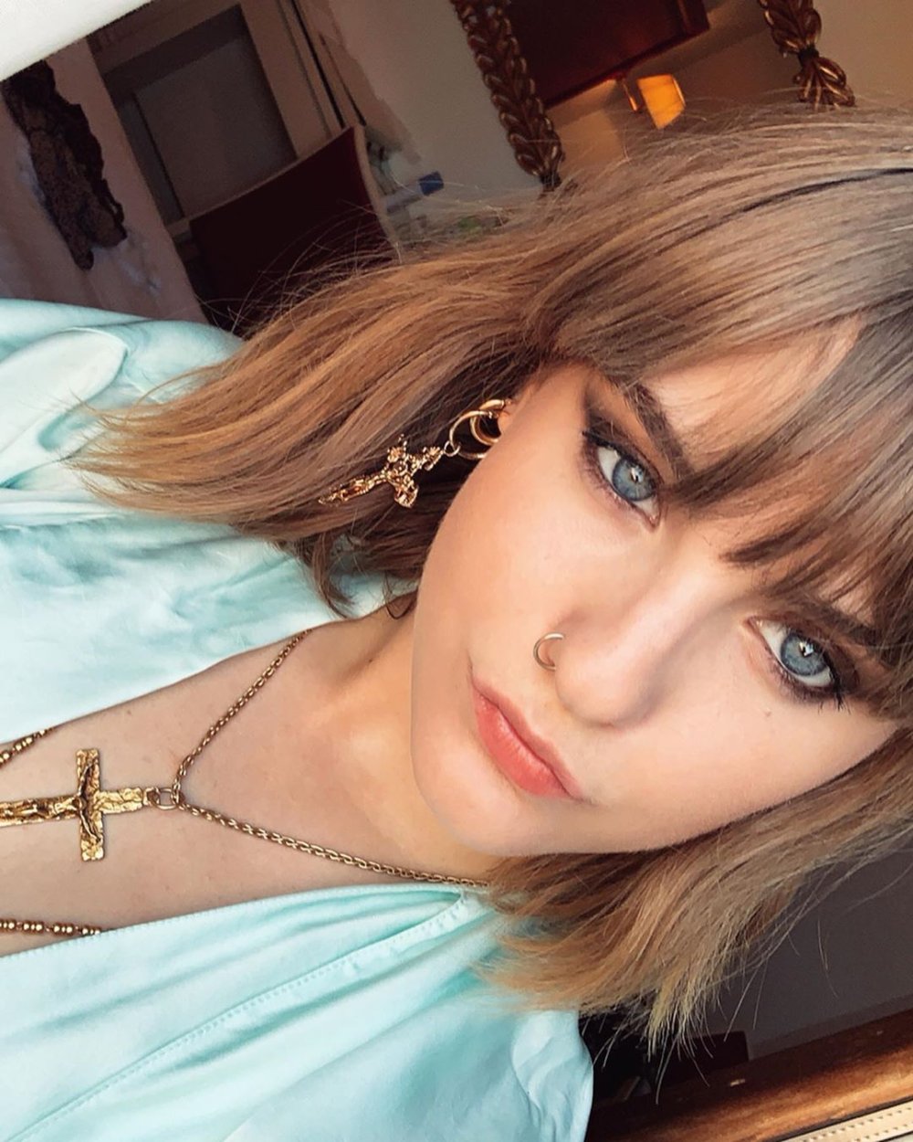 Victoria de Angelis in the dress