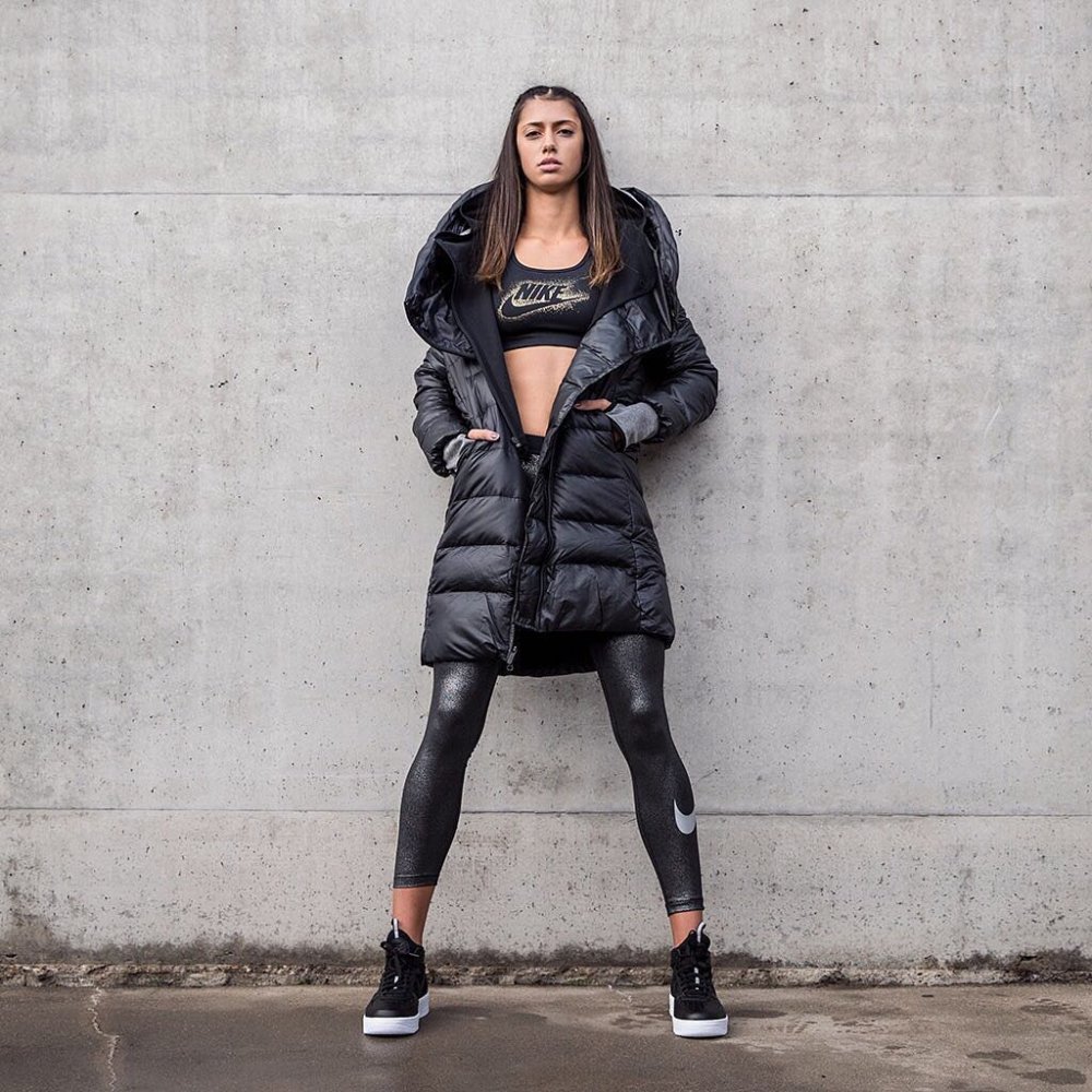 Black Shiny Down Coat