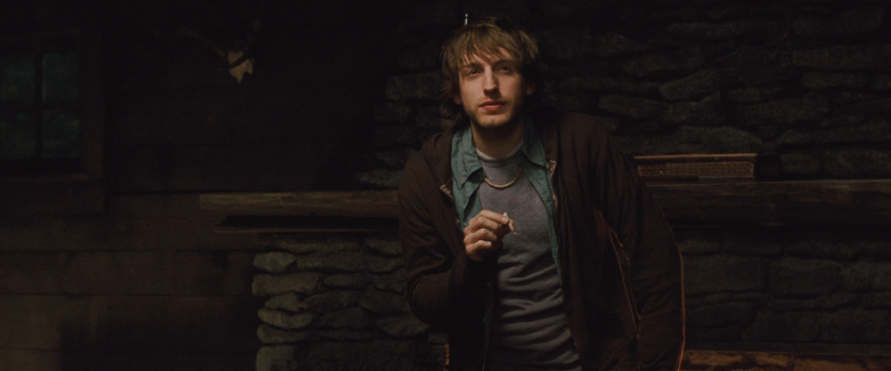 In the Cabin Woods hut in the Cabin forest