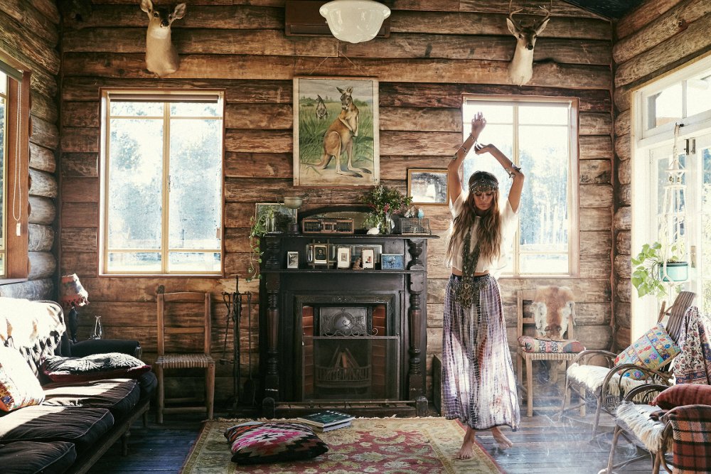 Kristen Konnolly hut in the forest