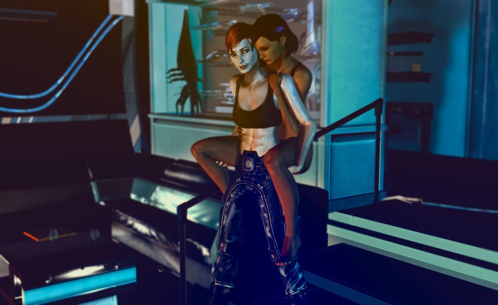 Secretary with a deep throat