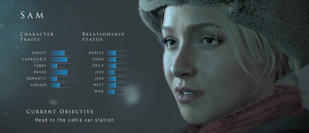 Until Dawn Samantha Hyddings ASS