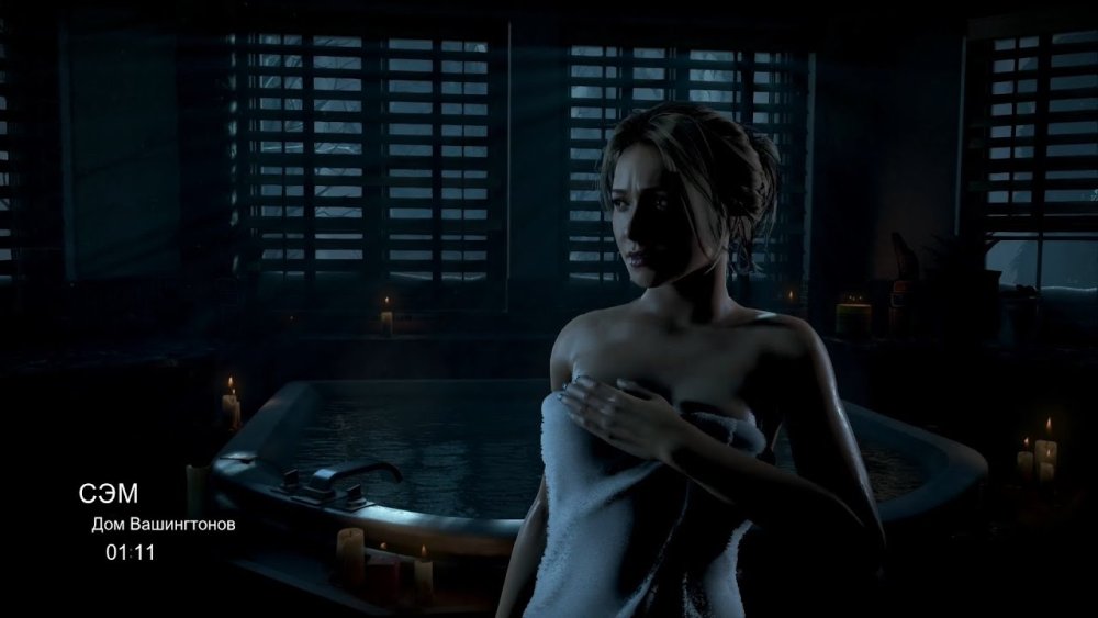 Until Dawn Sam without a towel mod