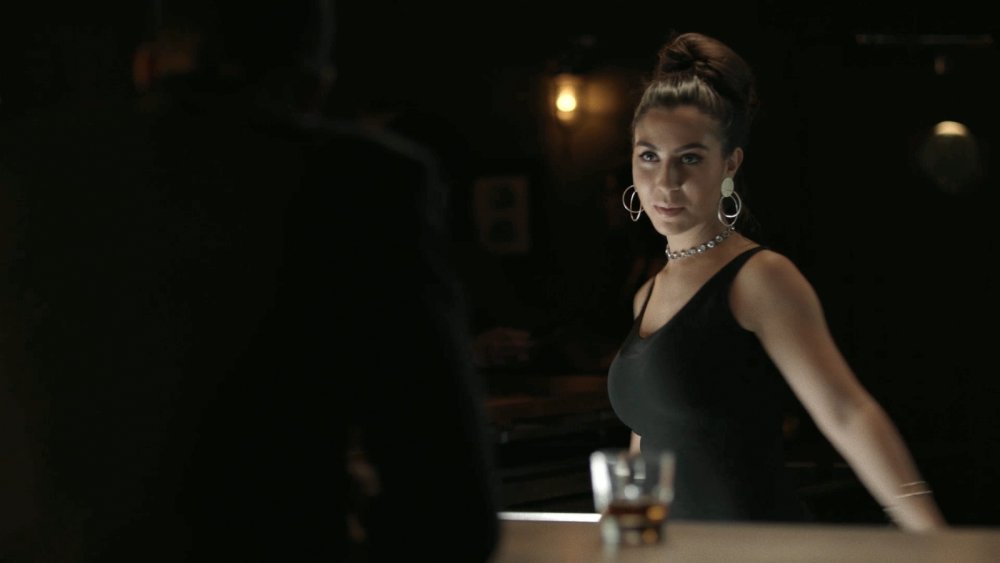 Jessica Maknami in a swimsuit