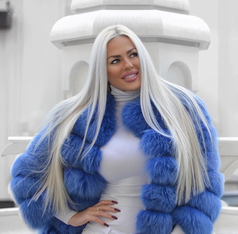 Pregnant women in mink coats