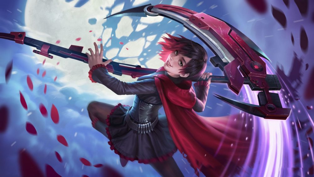 RWBY RUBI Rose weapon