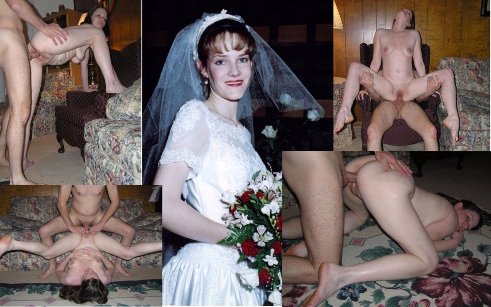Naked brides after the wedding private