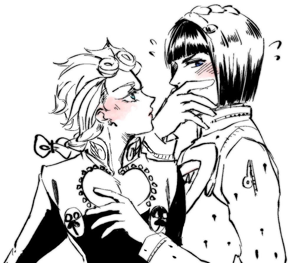 Джорно и Бруно поцелуй