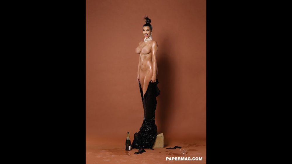 Kim Kardashian photo shoot Paper
