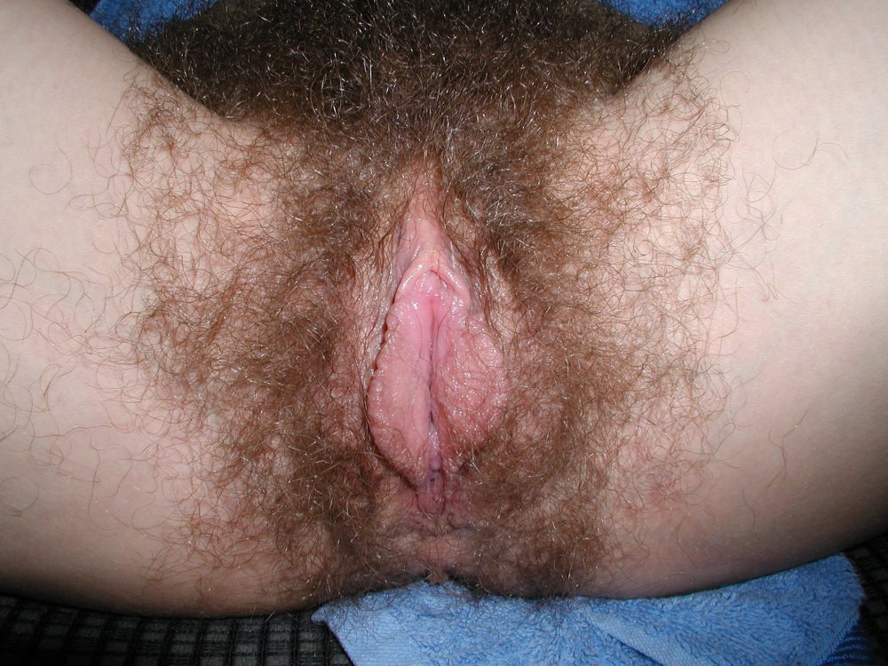 Women's hairy vagina