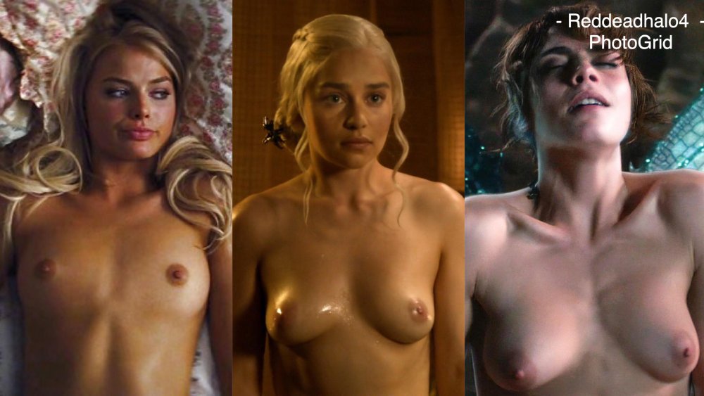 Margot Robbie Wolf with Wall Street Naked