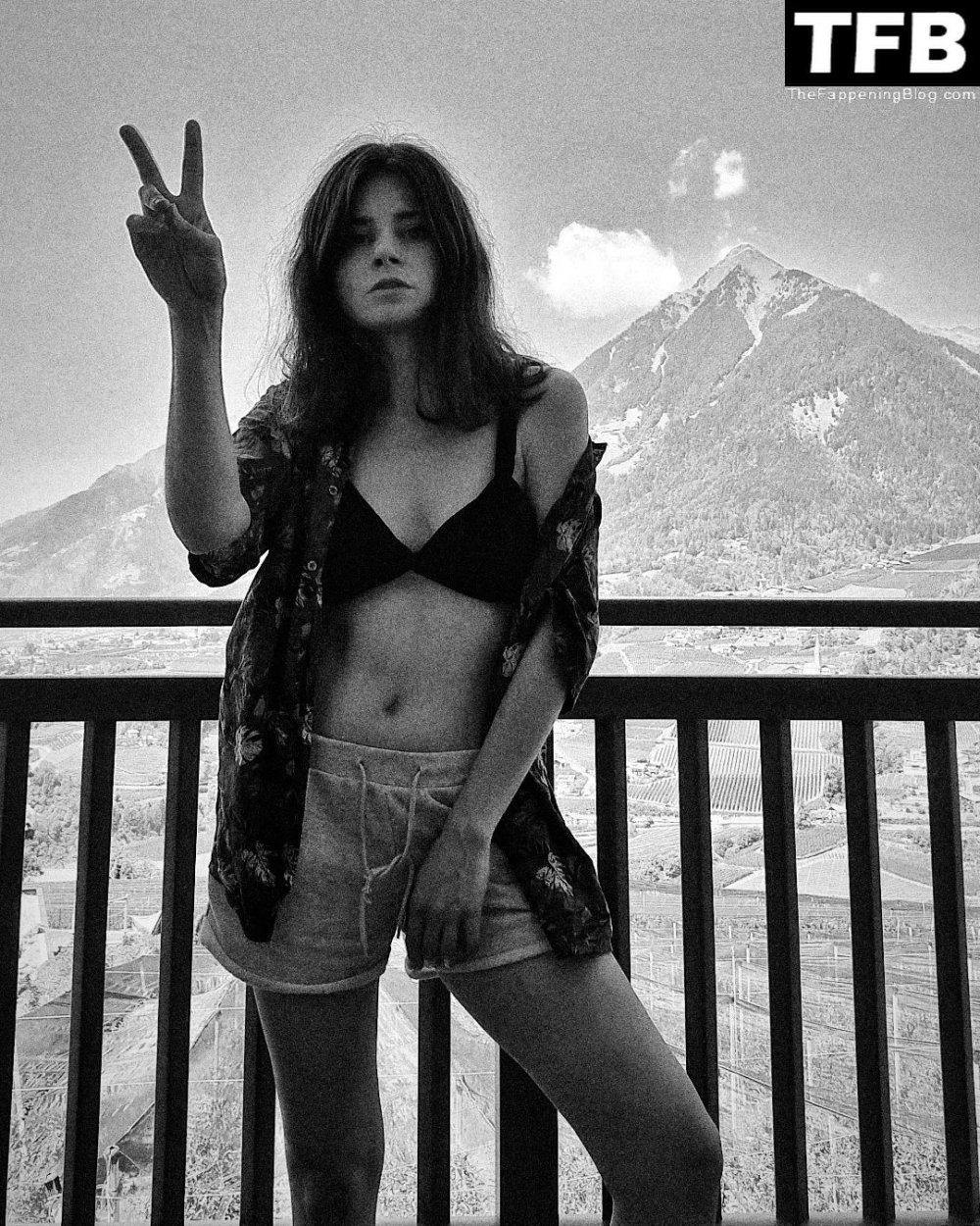 Joyce Giro in a swimsuit