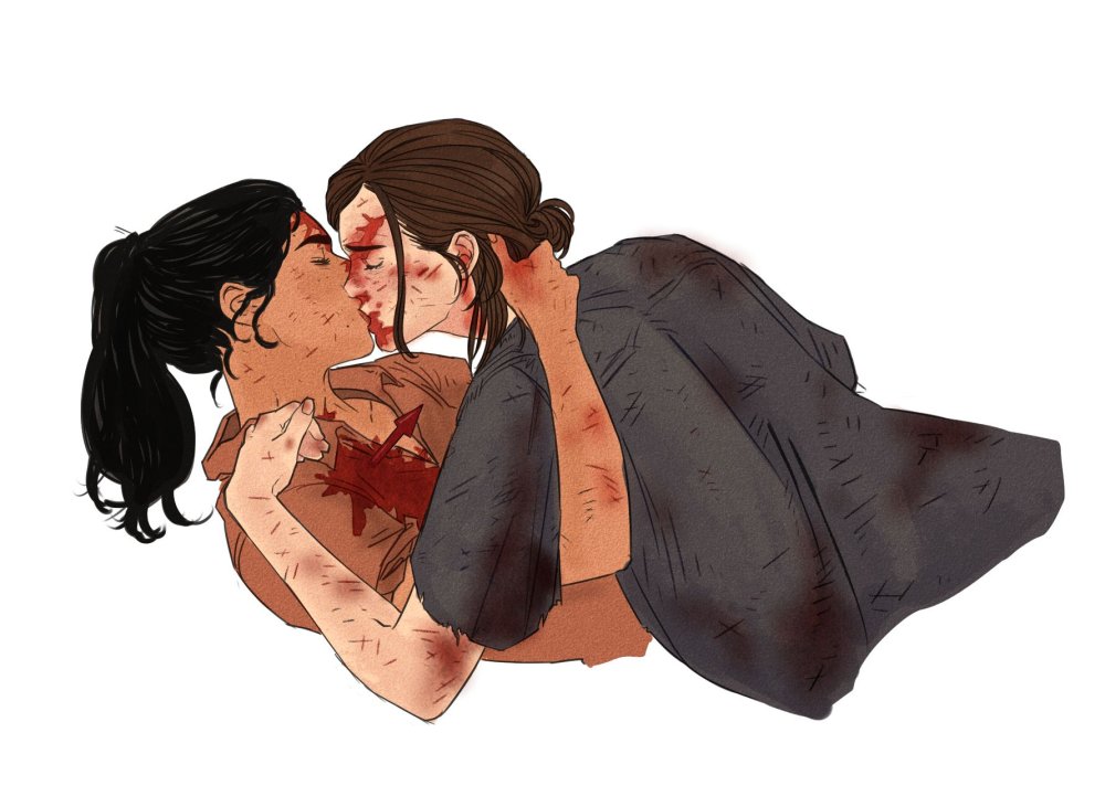 Naked woman on erotic swings