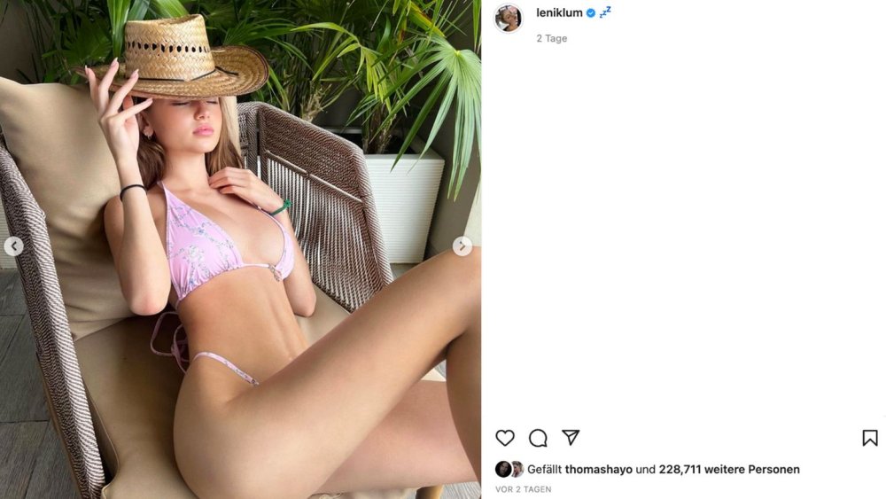 Дочь Хайди Клум лени