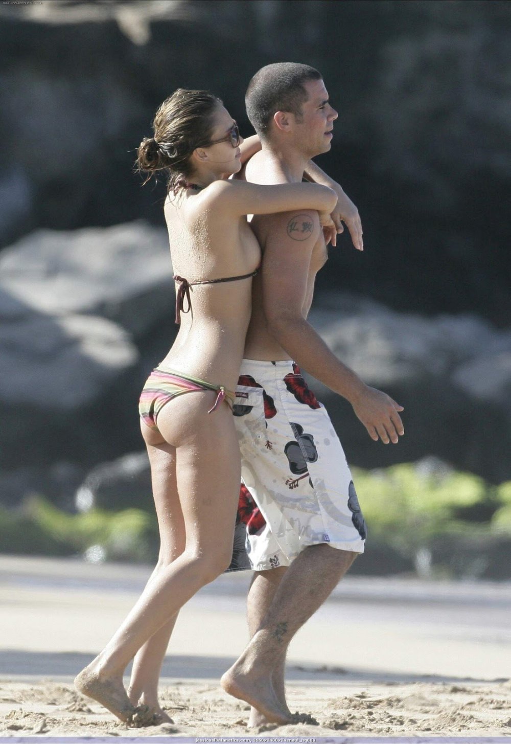 Ariel Kebbel in a swimsuit