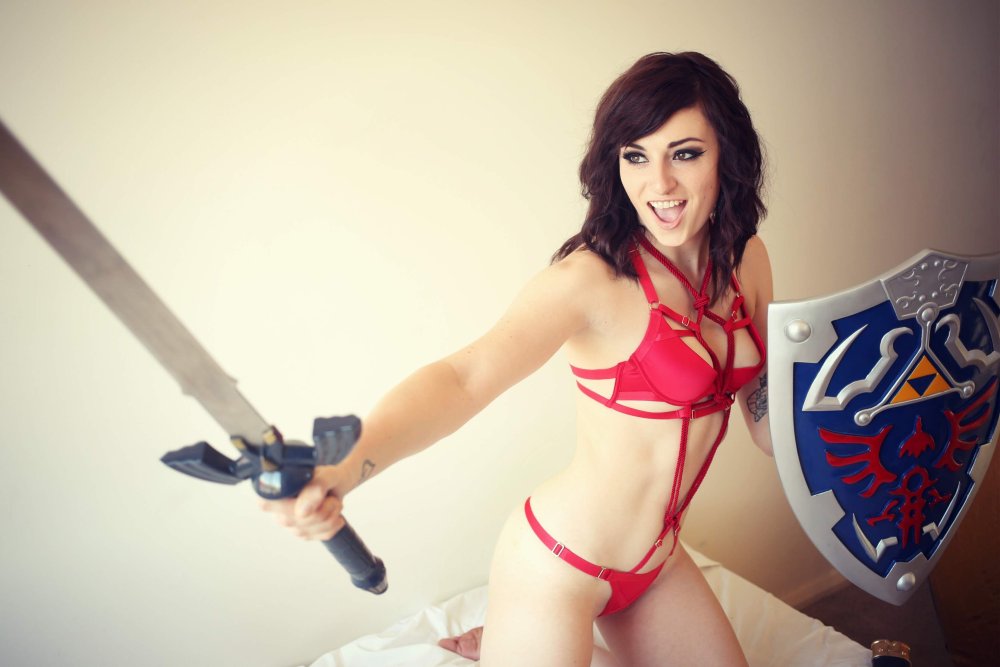 Cosplay black cat boobs