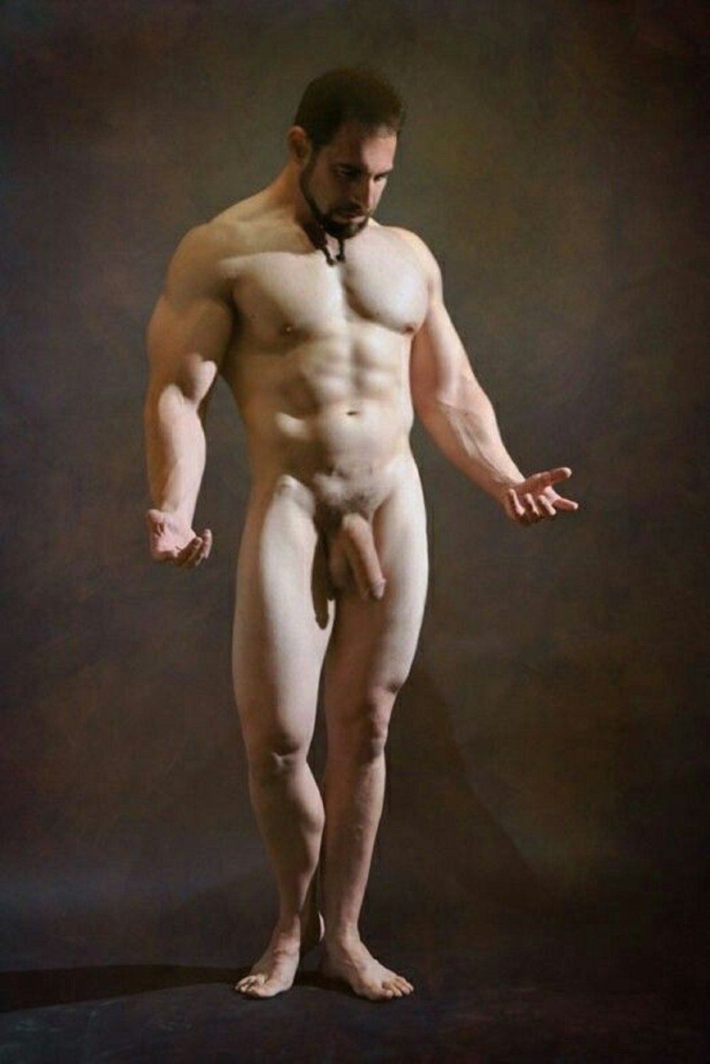 Beautiful naked male body