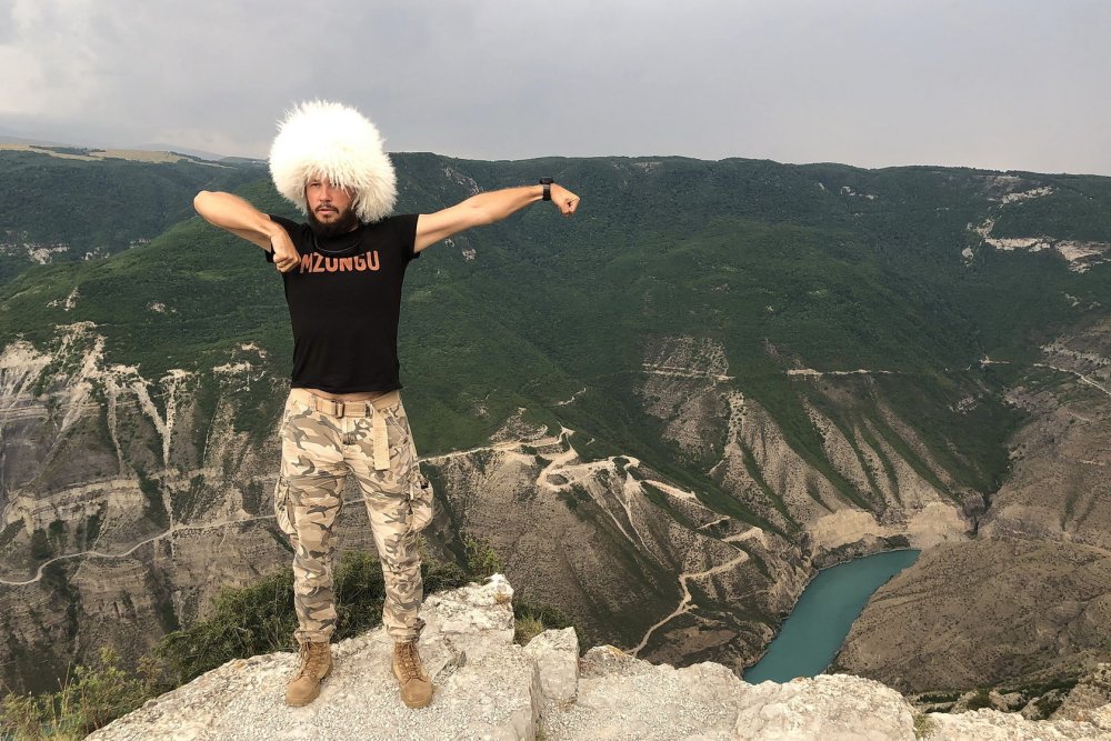 Dagestanis in the mountains