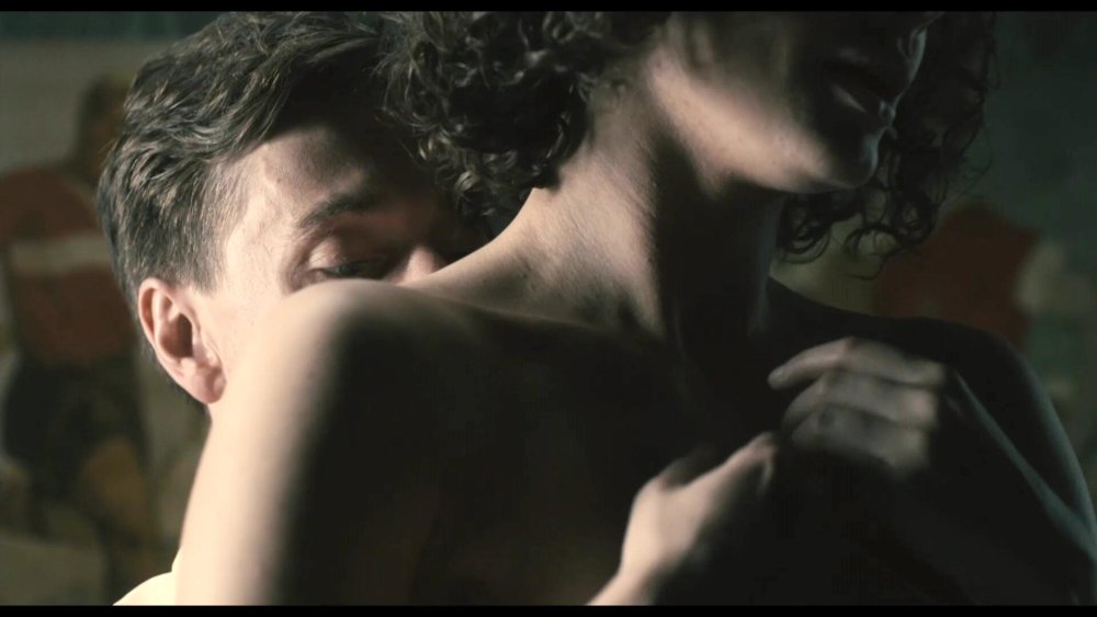 Elizabeth Boyarskaya naked in the film Contribution