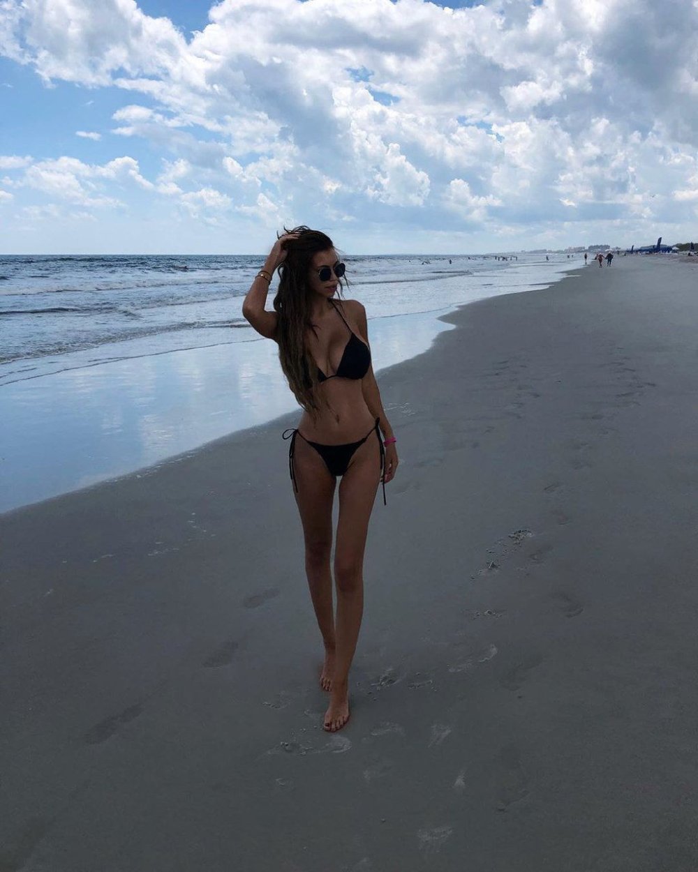 Nicole Lazba in underwear