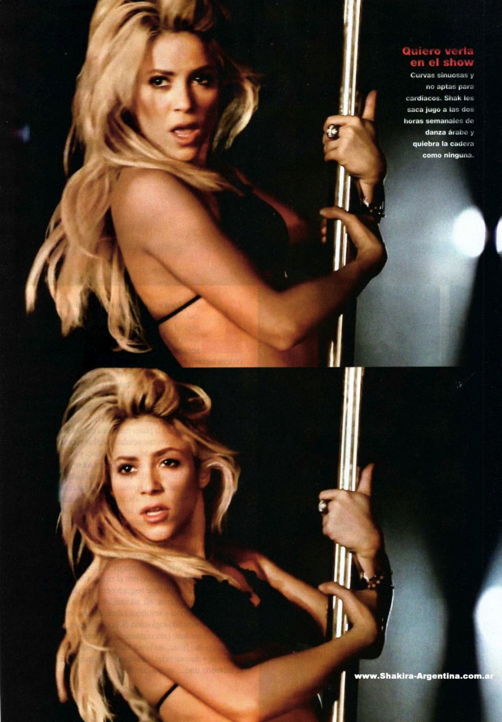 Shakira from the Clip ME ENAMORE