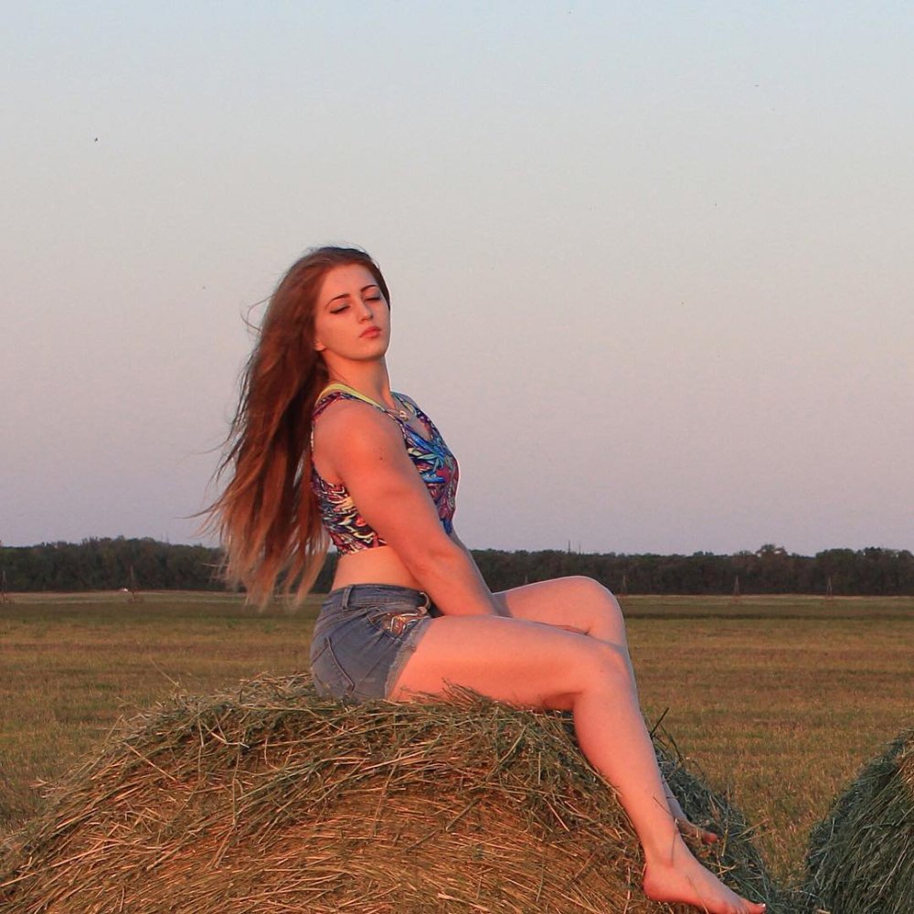 Julia Vince at the age of 15