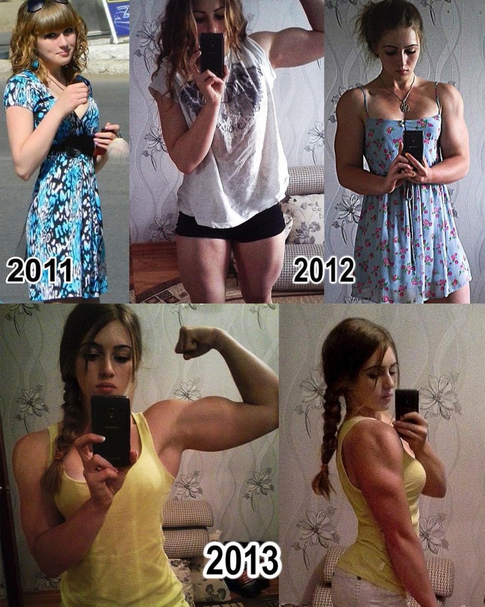 Julia Vince at the age of 15