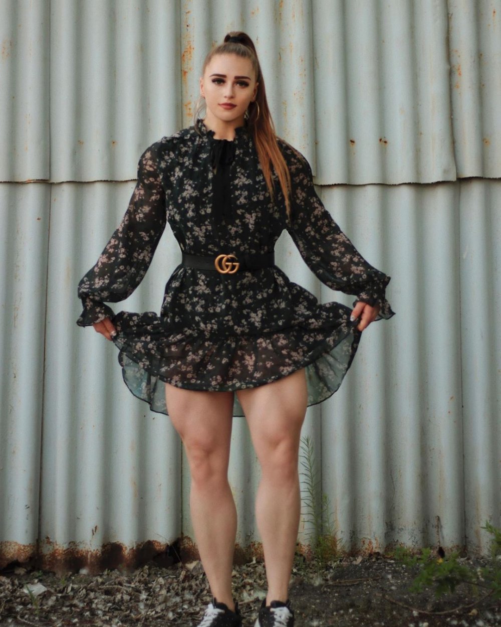 Julia Vince at the age of 15